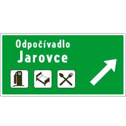 Odpočívadlo s objektmi služieb