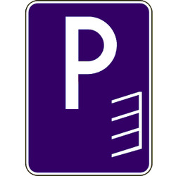 Parkovisko - parkovacie miesta so šikmým státím